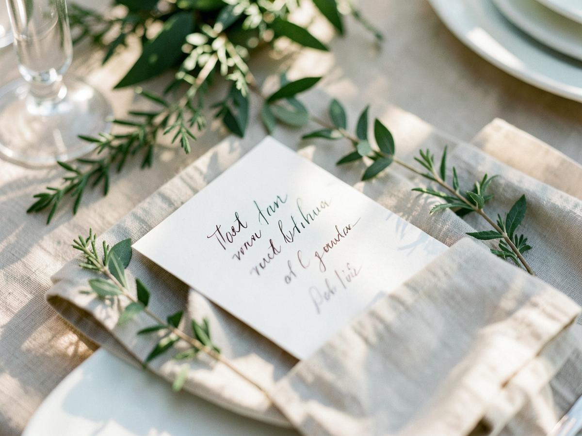 Detail that makes a place setting personal.